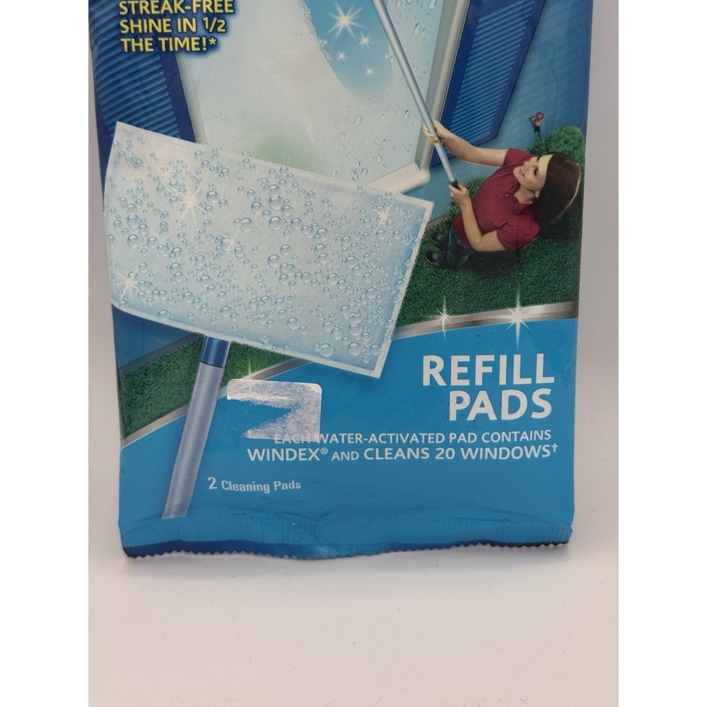Windex Outdoor Refill Pads 2 Count (1 Pack) Window Glass Cleaner BRAND NEW - Picture 3 of 5